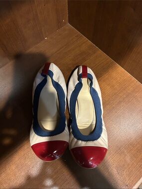 J.Crew Mila Cece Leather Cap Toe Ballet Flats Size 7